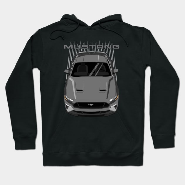 Mustang GT 2018 to 2019 - Grey Hoodie by V8social